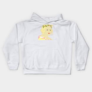 Honeysuckle Bride Kids Hoodie